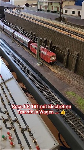 Roco BR 181.2 mit Transfesa Wagen #roco #transfesa #train