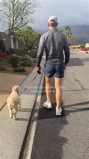 Jonathan Bennett on Instagram: "Morning family walks in the rain"