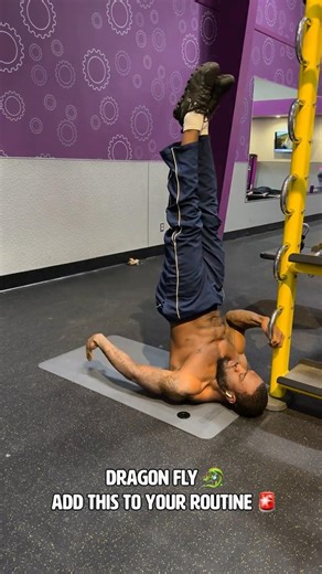 Dragon Fly routine for brutal core strength 🐉🔥, Add this to your routine. #calisthenics #shorts
