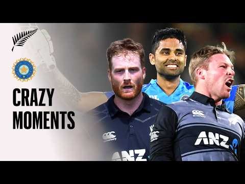 5 Times NZ vs India Broke the Script! (Super Overs & Centuries)