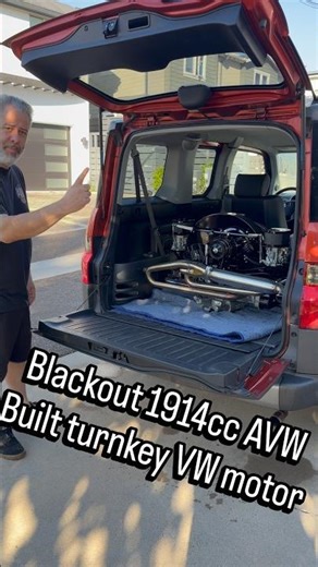 Rolling Blackout 1914cc AVW Built Street VW Aircooled Engine. Just Incredible!