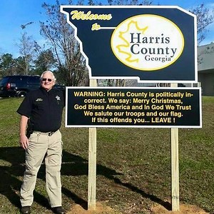 This Georgia sheriff's political sign is offending a lot of people. His response? Get over yourselves. What do you think of the sign? | Opposing Views