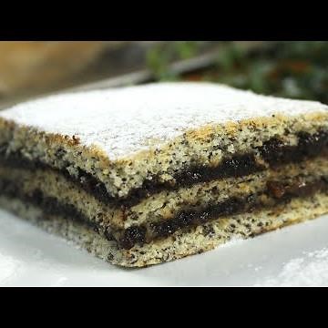 Mákos-mézes kocka - Recept Videók