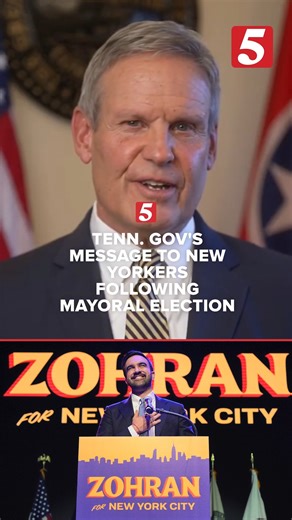 5.7K reactions · 757 shares | Zohran Mamdani wins NYC mayor — Tennessee Gov. Bill Lee quickly told New Yorkers: come move to the Volunteer State. | NewsChannel 5 Nashville | Facebook