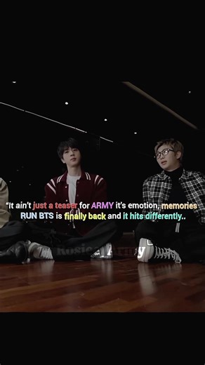 Not just a teaser. RUN BTS is back..💜 #bts #shorts