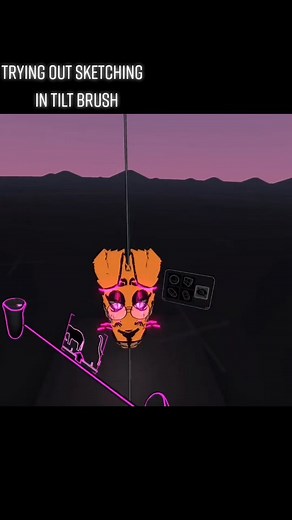 VR Drawing Experience in Tilt Brush