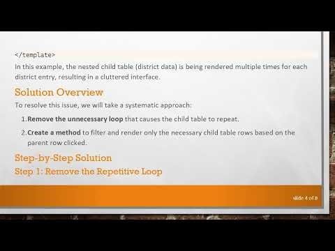 How to Fix Repeating Child Tables in Vue.js When Toggling Rows