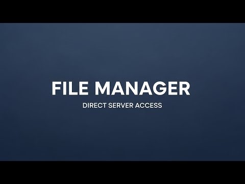 Mastering The WordPress File Manager (Server Side Guide)