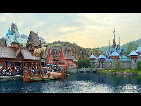 Frozen Themed Land & 2 Frozen Rides | World of Frozen at Hong Kong Disneyland