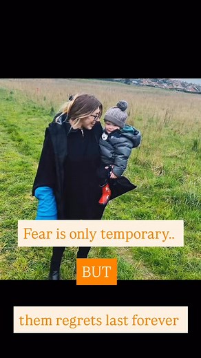 Fear is just a temporary fix but them regrets really last forever.....