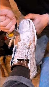 ULTİMATE ASMR Shoe Shine 🔥🔥🔥 Extremely Satisfying and Relaxing ASMR ✨✨ #asmr #relaxing #shorts
