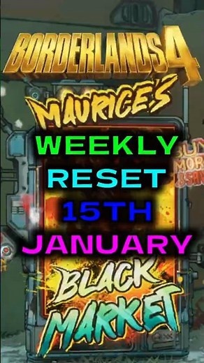 Where To Find The Maurice Vendor This Week (15th of January) | Borderlands 4 #borderlands4 #gaming