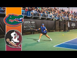 Florida vs Florida State Mens Singles Highlights | College MatchDay