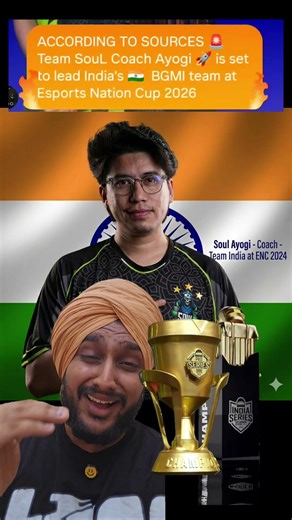 S8ul Ayogi is now Team India 🇮🇳 coach ! for ENC #s8ul