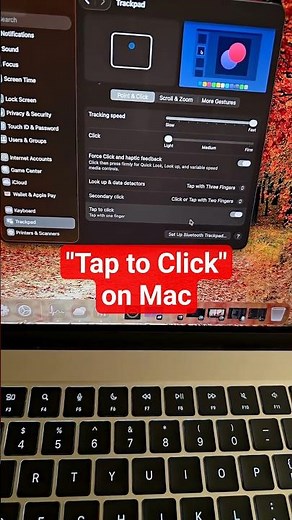 Enable Tap to Click on MacBook in Seconds! 💻✨ How to Enable Tap-to-Click on a Mac? Mac Tap To Click