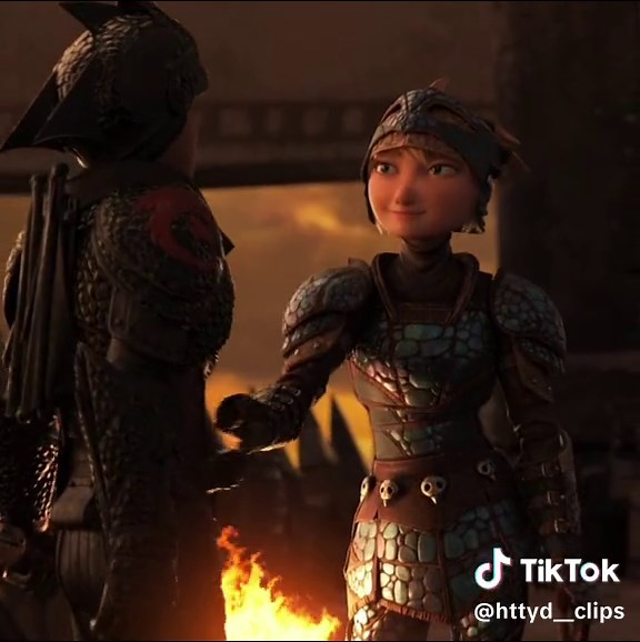 Love on the Battlefield: Hiccup and Astrid's Dragon Training