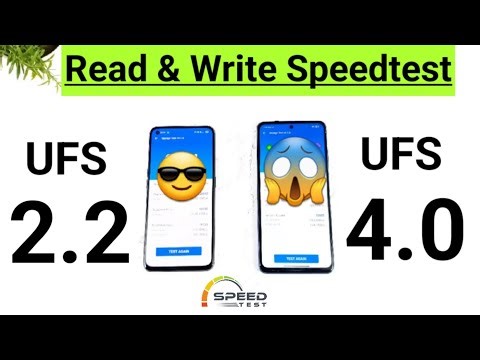 UFS 4.0 vs UFS 2.2 Speedtest Read & Write Test 🔥🔥🔥