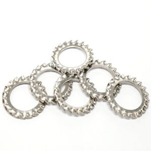 [Hot Item] DIN 6798 Titanium Toothed Lock Washers M12 Stainless Steel 316 External Tooth Washer