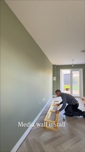 250K views · 4.4K reactions | MEDIA WALL INSTALL #media #wall #installation #home #improvement #interior #design #foryou #fyp #for #foryoupage #dewalt | Precision Joinery & Carpentry | Facebook