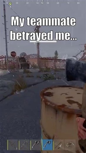My teammate betrayed me... #rust #falsebannedoffrust #raiddefense