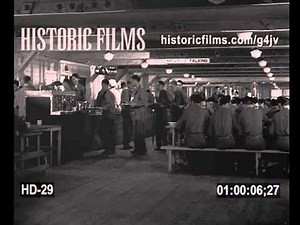 HISTORIC FILMS HD COLLECTION - Military Mess Hall