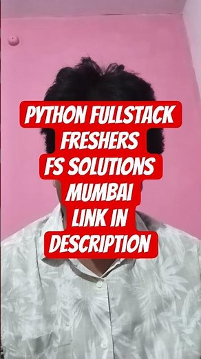 Python/Django + React/TypeScript Developer Role | FS Solutions Mumbai
