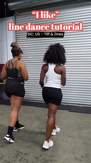 1.4M views · 75K reactions | The much requested tutorial is HERE!! Save it, learn it, and vibe out! Thanks so much for all the love! We appreciate it a lot  please tag us in your videos! #ilikelinedance #ilikedance #tutorial #linedance | Tighten up with Tiff | Facebook