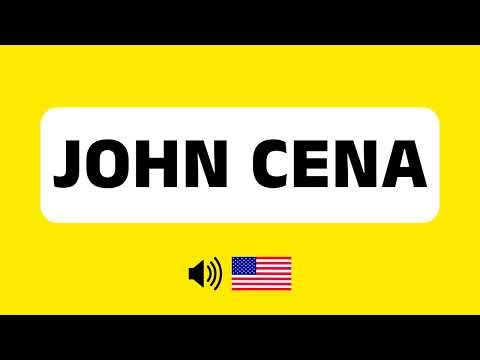 How to Pronounce John Cena (Correctly & Clearly) | How to Say John Cena
