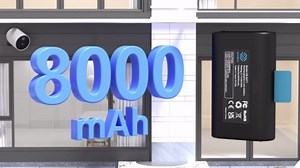 Extra Outdoor Camera Battery Pack 8000mAh with USB-C Charging Cable for SimpliSafe Wireless Outdoor Security Cameras (2-Pack)