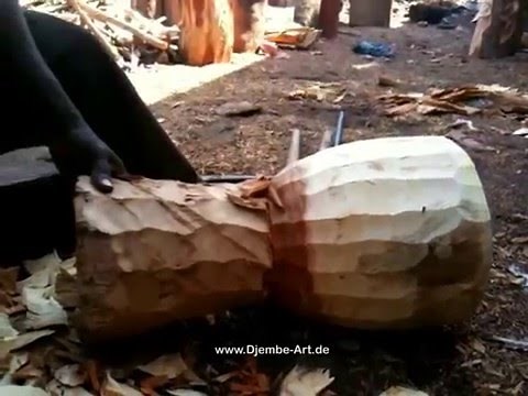 Djembé Art Drum Carvers in Mali West Africa