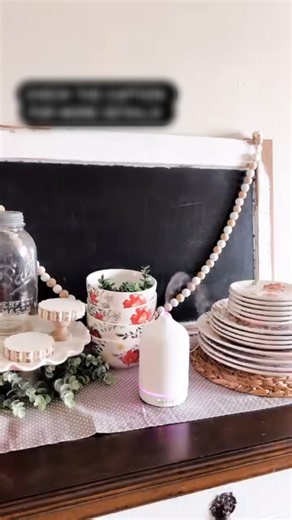 Compact air diffuser setup for cozy home fragrance