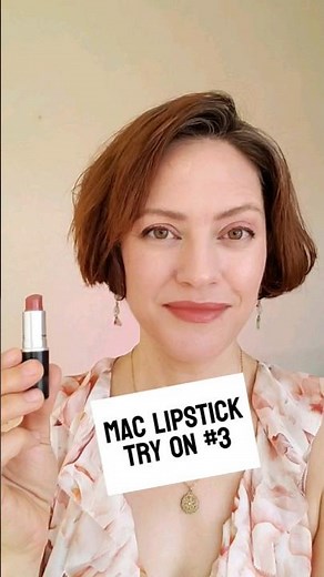 MAC lipstick Cafe Mocha Try on | Warm neutral. #makeup #lipstick