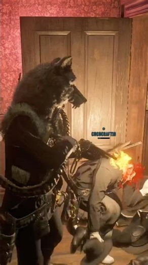 I caught my opps lacking and took they head off #rdr2 #gameshorts #gameplay #games #rdr2gameplay