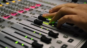 Sound Engineer Moving Levers Multitrack Mixing Stock Footage Video (100% Royalty-free) 1065867298 | Shutterstock