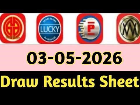 03-05-2026 4D Lotto Result - Good4D | GDlotto | Perdana | Lucky Hari Hari | Today Result Live