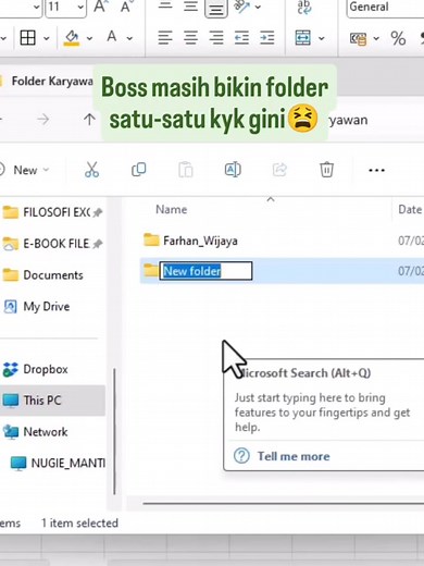1000 Folder dalam 1 Menit? Ini Caranya!