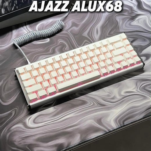 AJAZZ on Instagram: "ALUX68 Crushes Both Office & Gaming Modes Full Aluminum Frame + Hot-Swappable Magnetic Switches – Compact Keyboard Combines Style & Performance! #ajazz #keyboard #wallpapers #gamingkeyboard #creamykeyboards #ajazzkeyboard #viralvídeos"