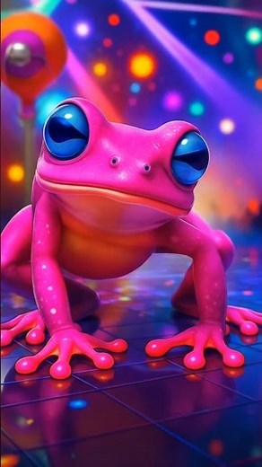 "Funny Frog Dance Moves That Will Make You Smile! 🐸💖"