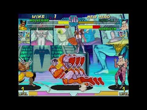 Marvel vs. Capcom - Wolverine, War Machine vs. Chun-Li, Morrigan