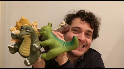The Land Before Time 1988 Pizza Hut hand puppets | Julian De Backer