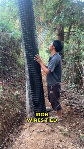 Strong Steel Mesh Installation Process. #SteelFencing #SmartConstruction #PropertySafety | Gizmo Trends