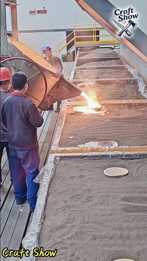 Lost foam casting process for machine tool parts #process#casting #machinetool