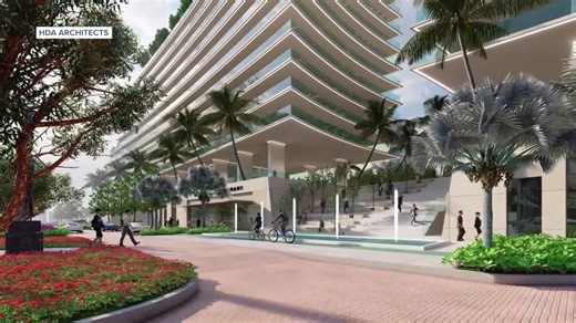 Proposed 12-story hotel would replace Boca’s Mizner Plaza, sparking resident concerns
