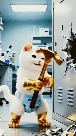 Cat cartoon😸| gold cat cartoon