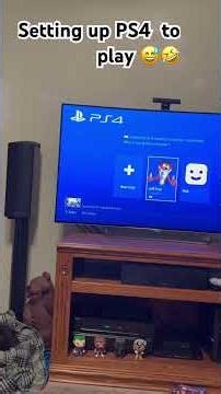 SETTING UP PS4 TO PLAY GAMES 🤣😂😅