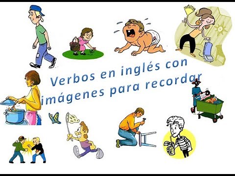 100 VERBOS EN INGLÉS CON IMAGEN PARA PRINCIPIANTES - APRENDER INGLÉS