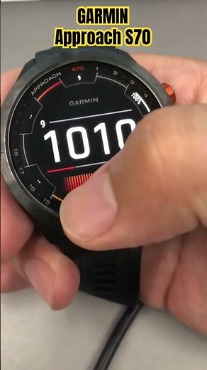 [GARMIN] Approach S70 built-in watch face is this! #shorts