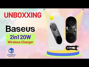 BASEUS DIGITAL LED DISPlAY 2 in 1 WIRELESS CHARGER UNBOXXING | Dual Wireless Charger (20 Watt)