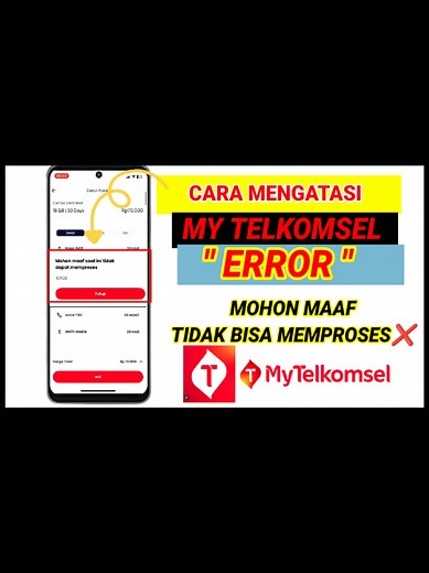 CARA MENGATASI MY TELKOMSEL TIDAK BISA MEMBELI PAKET
