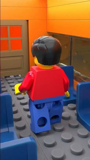LEGO Train Secret Tunnel Ride Fail #shorts